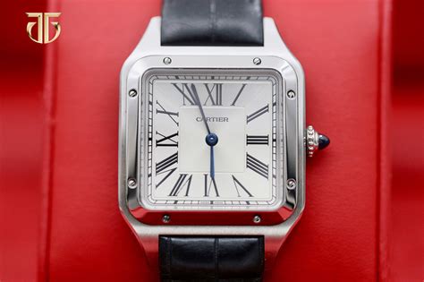 cartier santos dumont sizes|cartier santos dumont large model.